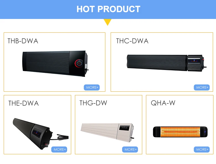 infrared radiant heater with LED