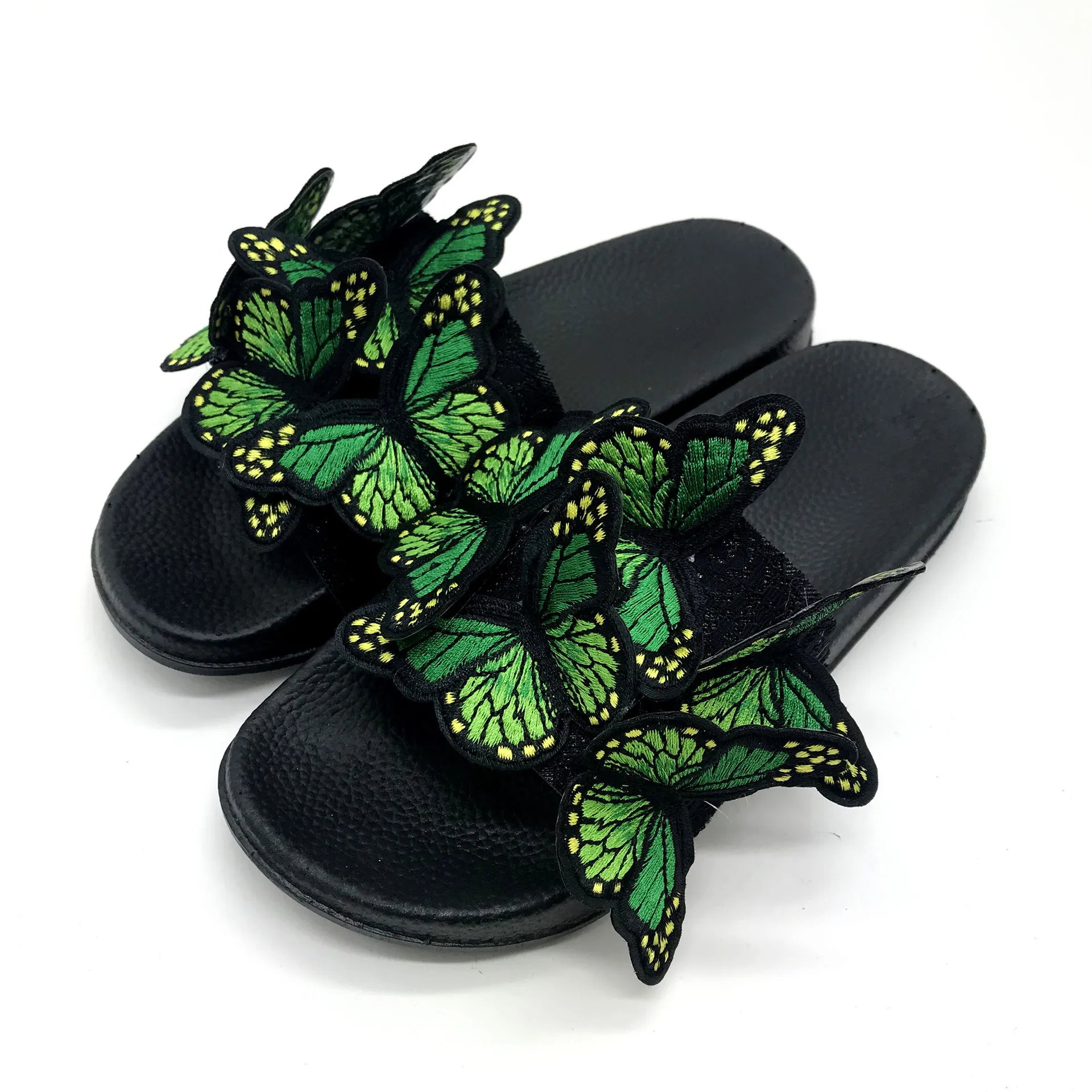 

Factory Outlet Summer Fashion Beautiful Butterfly Sandals New Trendy Summer Women Sandals Slide On Custom Logo, Customized color