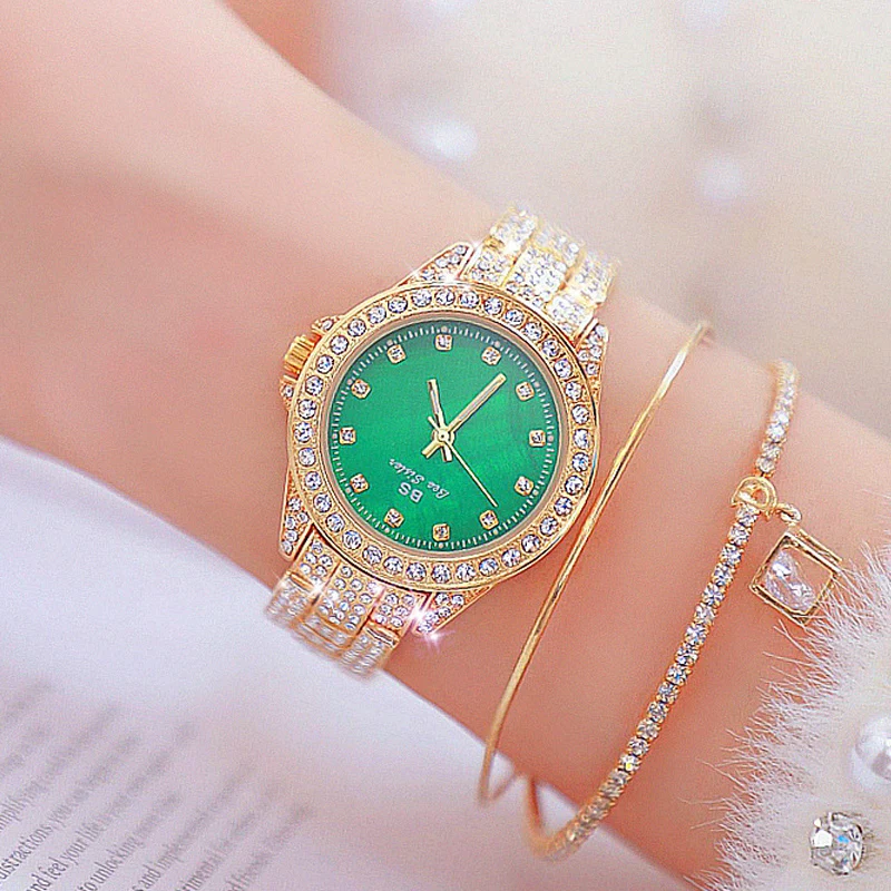

stainless gold women watch bs bee sister classic quartz lady gift watches