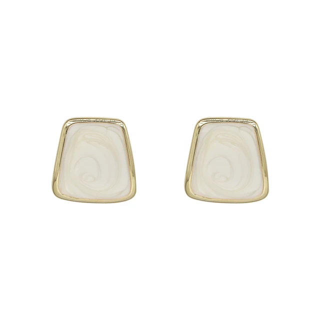 

newest women fashion COPPER crystal insert antique gold earring