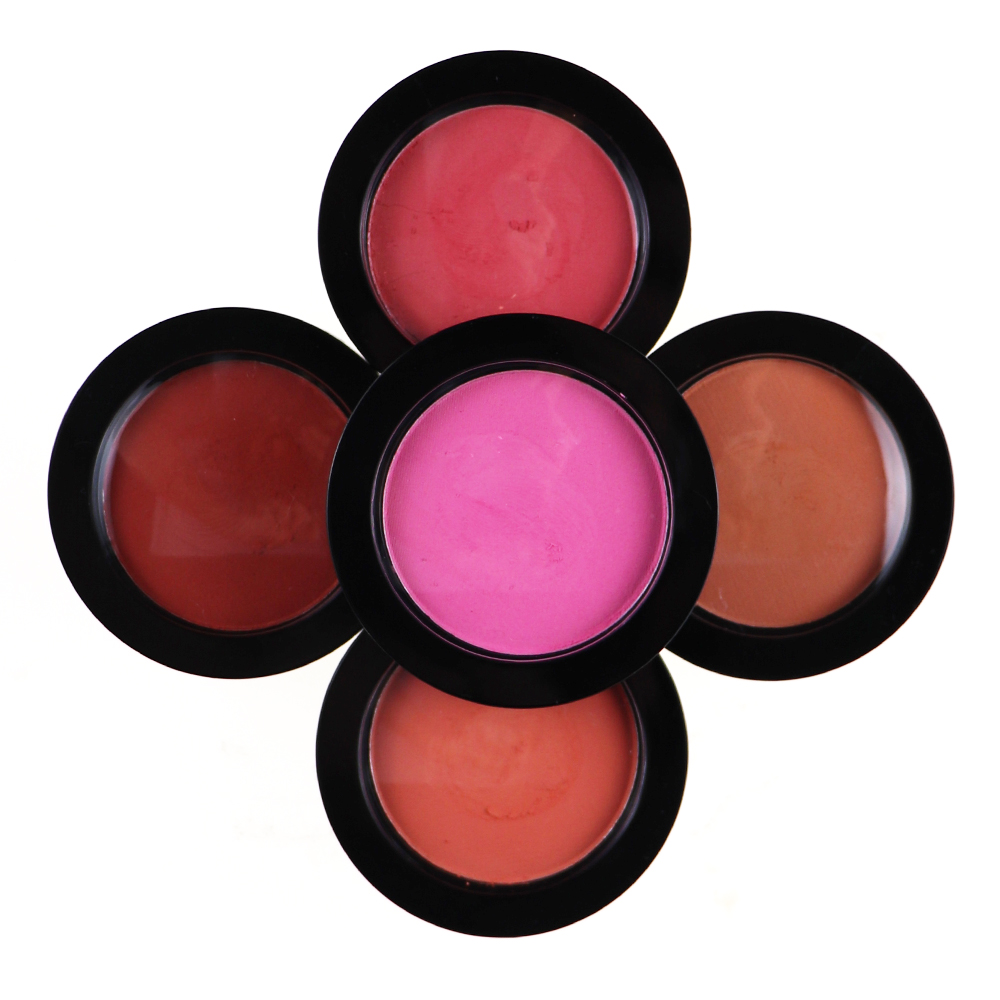 

Custom Brand Blush Single color Cheek Blush Pressed Powder Wholesale OEM Natural Pink Red Orange Face Contour Make Up Blusher, 5 colors blush