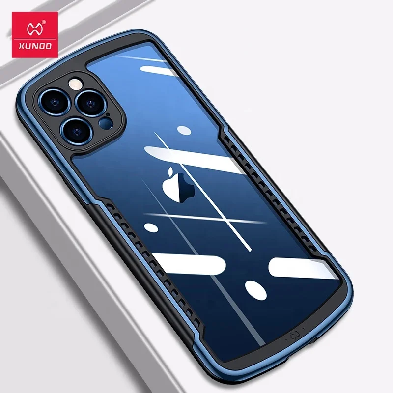 

Original Xundd Case For iPhone 12 Pro Max Case Shockproof Cover Protective Transparent Case For iPhone 12 Mini Pro Max