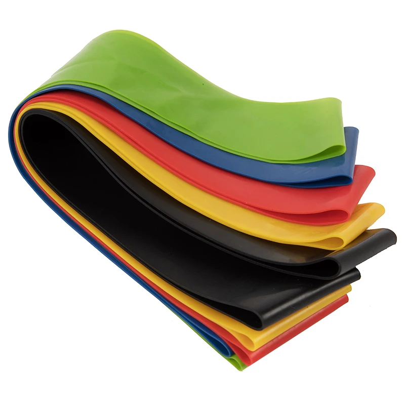 

Non Slip Sport Workout Custom Made Green Latex Hip Resistance Band Set, Blue, black, green, red, yellow