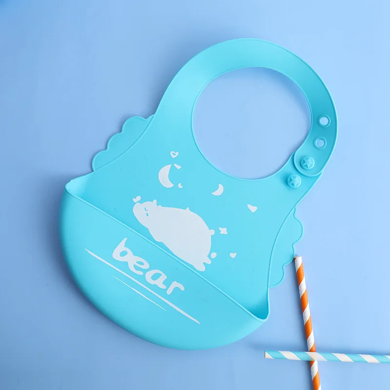 

Soft Waterproof Baby Bowl Set Kids Silicone Placemats Silicone Washable Baby Bibs with Pocket easily clean for Baby Eating, Pink/blue/red/gray or customized