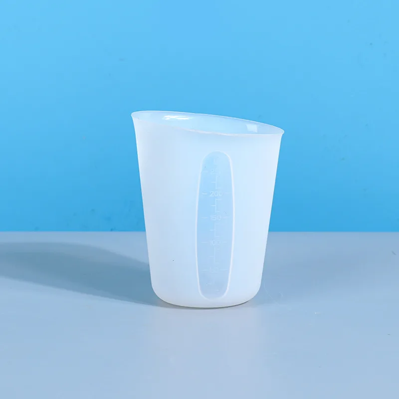 

DIY Epoxy Mold 250ml Measuring Cup Silicone Mold New at Amazon, White