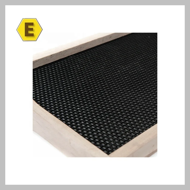 
Full depth wooden beehive frame assembled with plastic foundation beekeeping equipment 