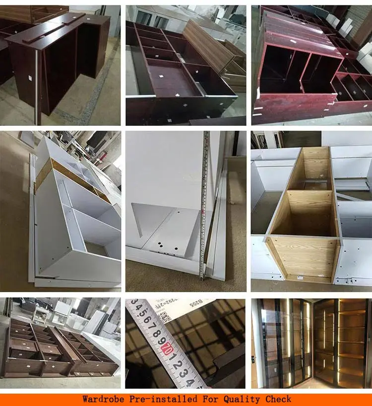 wardrobe pre-installed