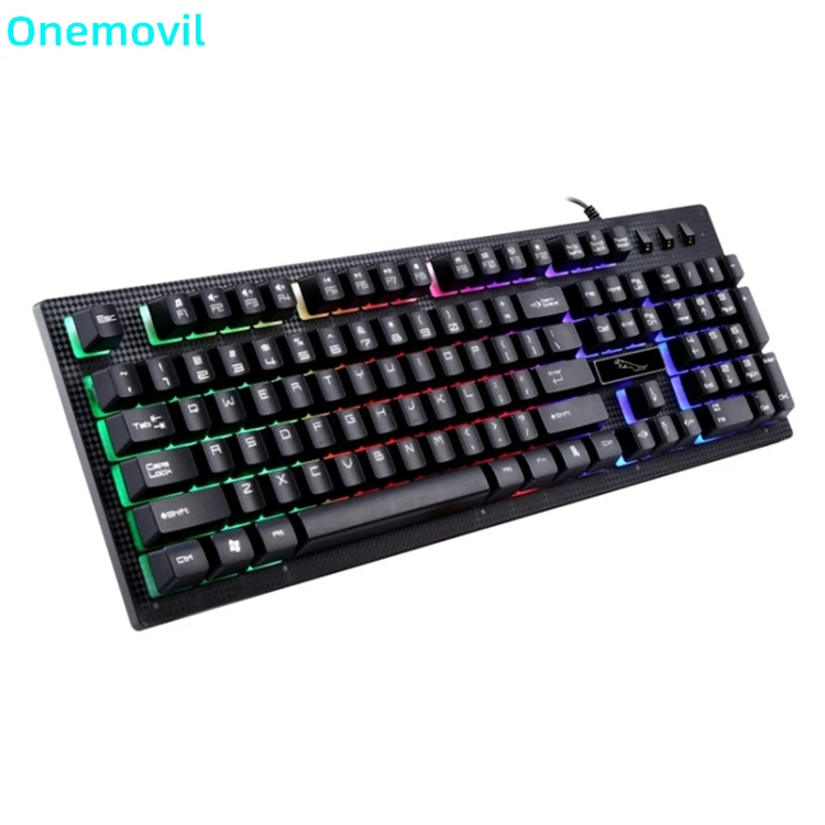 

Factory Price ZGB G20 Wired Mechanical Teclado Feel RGB Backlight Computer Tastiera Gaming Keyboard, Black/white