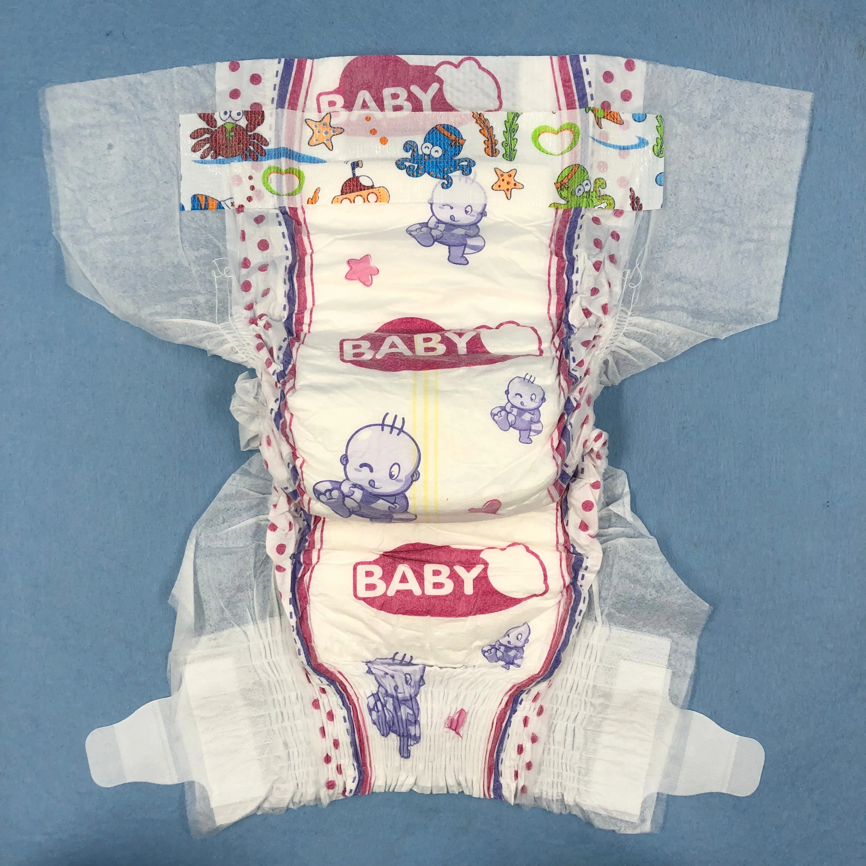 

High quality disposable soft baby diapers supplier