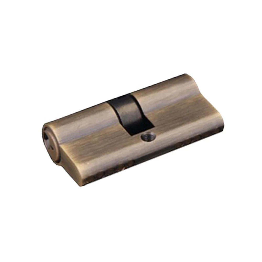 
Customized 5 Pin Solid Brass Euro Profile Door Lock Cylinder With 3pc Keys 