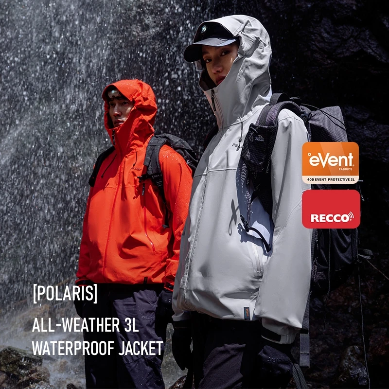 

New Design Pelliot All-weather Hardshell Jacket High-performance Event 20000mm 3L Waterproof Jacket Men's Outdoor Rain Jacket