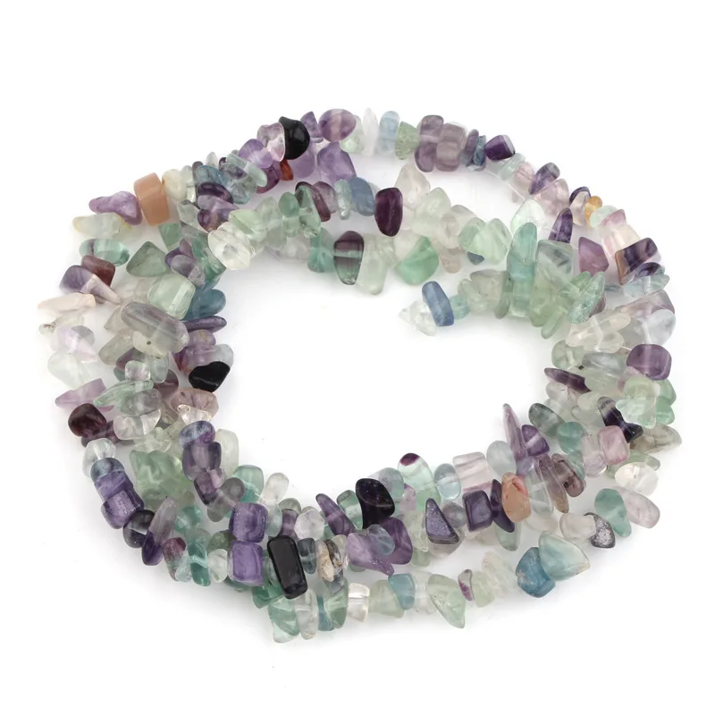 

Natural Beads for Jewelry Making Fluorite Crushed Stones Reiki Healing Crystals Irregular Shaped Tumbled Chips Stone, 100% natural color
