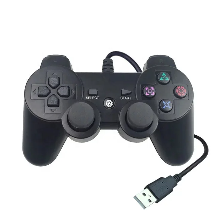 

Factory Price Wired Game Controller Joystick Gamepad Joypad for PS3/PC, As the pictures show