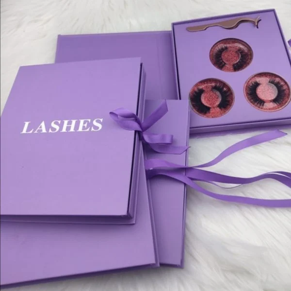 

25mm Mink strip lashes 3D Mink eyelashes vendor with custom eyelash packaging