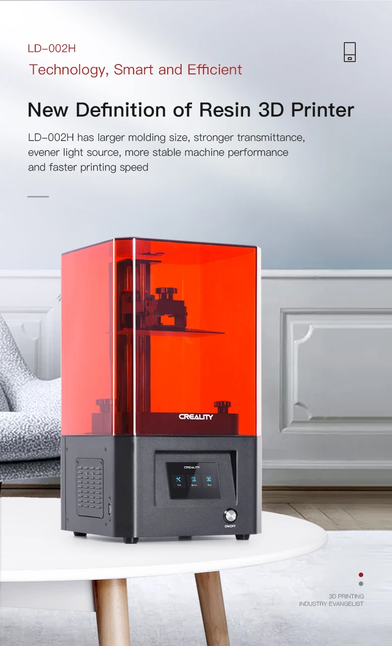 New Current Liquid Photopolymer Resin Printer Creality Ld-002h Oem Light Curing 3d Printer - H497eec4ca4b14f40aebc9bf3D509fb77D