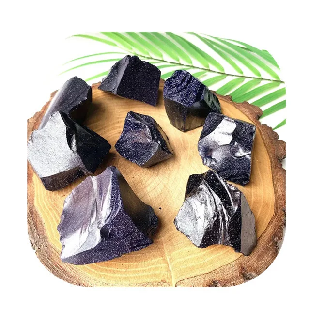 

New arrivals crystals healing raw stone blue sandstone rough stones for Decor