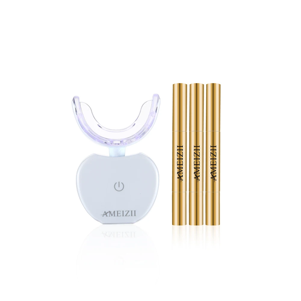 

OEM Wireless Magnetic Charging Teeth Whitening Kit Pen Teeth Bleaching Machine LED Blue Lamp Tooth Whitener Blanqueador Dental