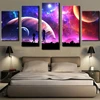 Canvas Pictures Home Wall Art Framework Decor 5 Pieces Rick And Morty Painting For Living Room HD Prints Animated Cartoon Poster