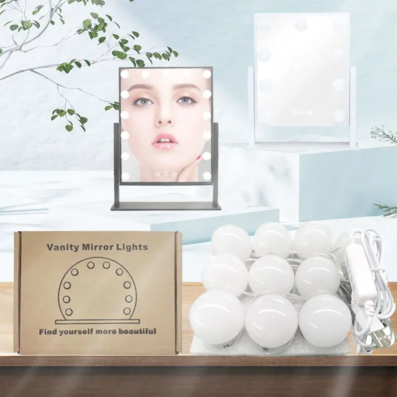

2021 NEW Vanity Mirror Lights Kit Led Maquillage Lamps for Hollywood Mirror