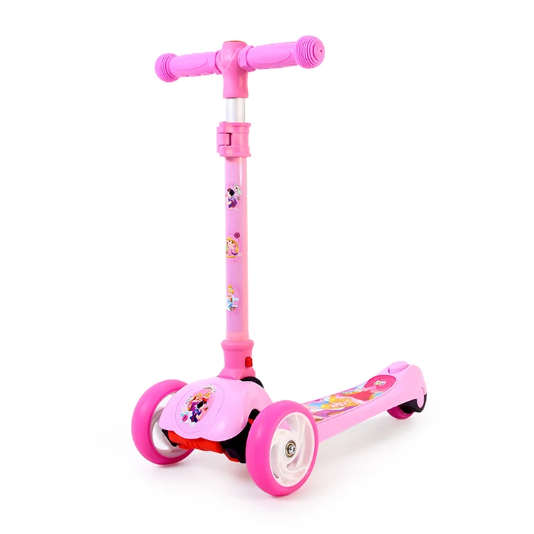 

Factory Direct Sale Aluminum + Metal Kids Pedal Scooter,Kick Foldable Scooter 2 Colors, Pink/blue