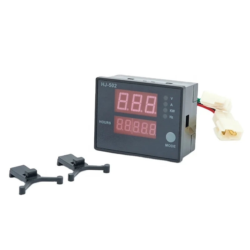 

HJ-502 Digitale Generator Meter Voor Kleine Diesel Benzine Generator Set 3kw 5kw 6kw