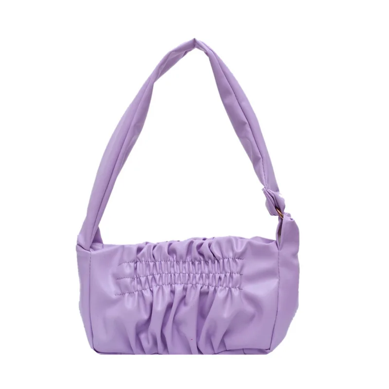 

2021Popular Ruffles shoulder Crossbody purse Bag Women Soft PU leather Messenger phone Bag Female Hand bag