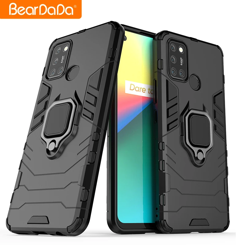 

1.5mm thickness Silicone TPU cover for OPPO REALME 7I C17 Amazon hot sale customized armor kickstand tpu pc mobile phone case