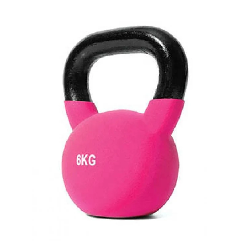 

Gym Training Equipment pvc vinyl coated kettlebell, Black