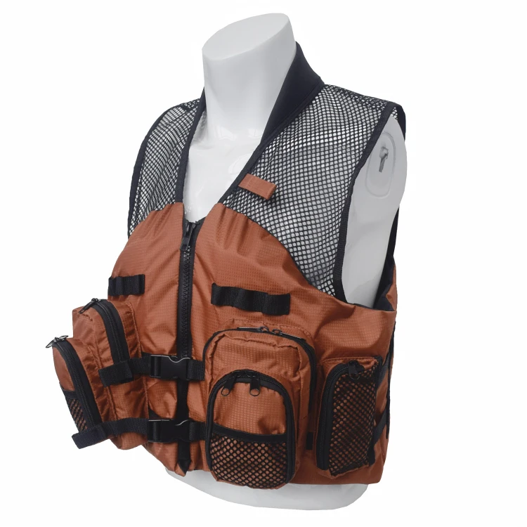 Universal Fly Fishing Padded Mesh Vest Sports Safety Life Jacket