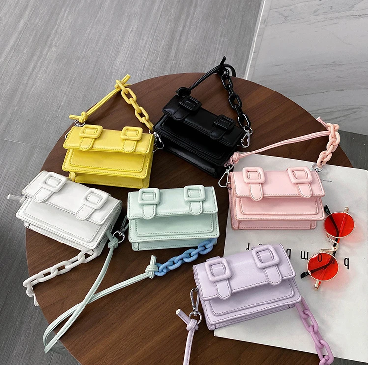 

2021 Hot Selling Fashion Pu Leather Mini Ladies Shoulder Bag Hand bag Wholesale Crossbody Bags Handbags And Purse for Women, 6 colors