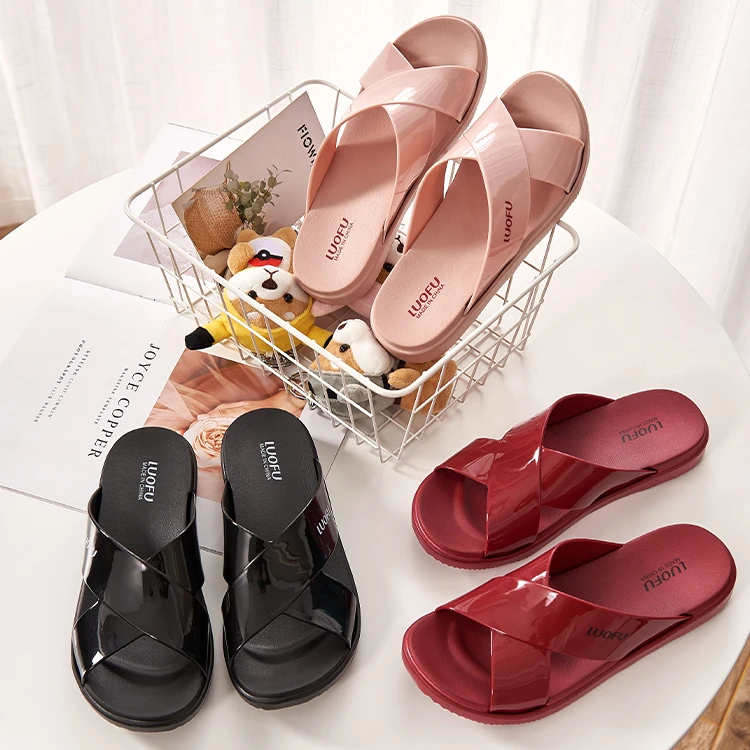 

Luofu 2021 summer High Quality Outdoor Summer EVA ladies sandals slippers