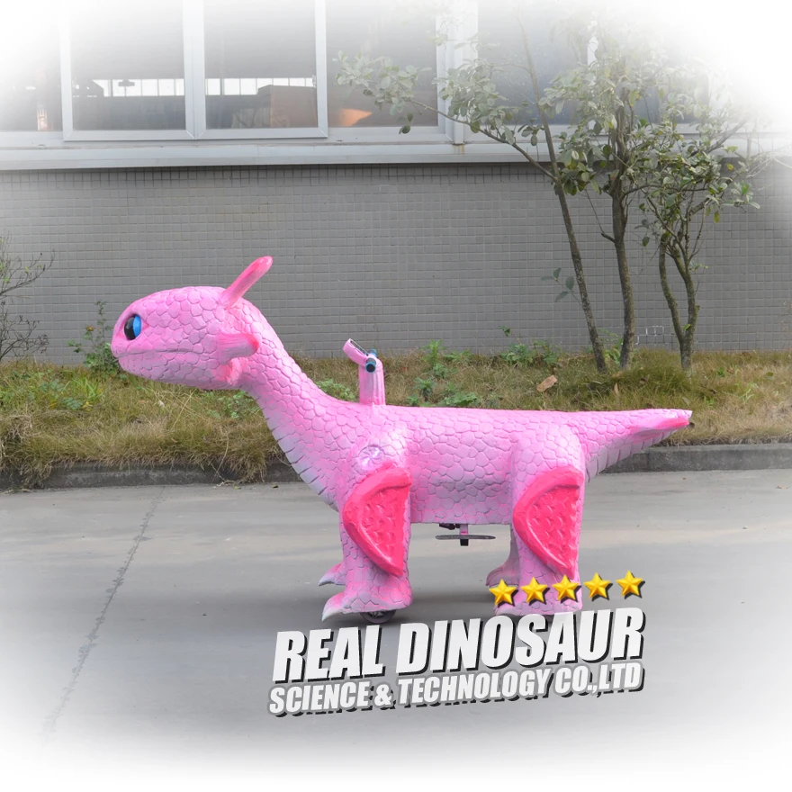 

Amusement Park Products Kids Racing Game Electric Dinosaur Cars for Sale