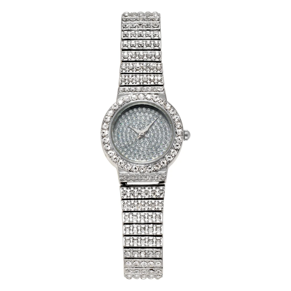 

2021 Latest Arrival Hot Product Luxury Round Diamond Watch China Manufacturer Supplier Unisex Watchs, As picture