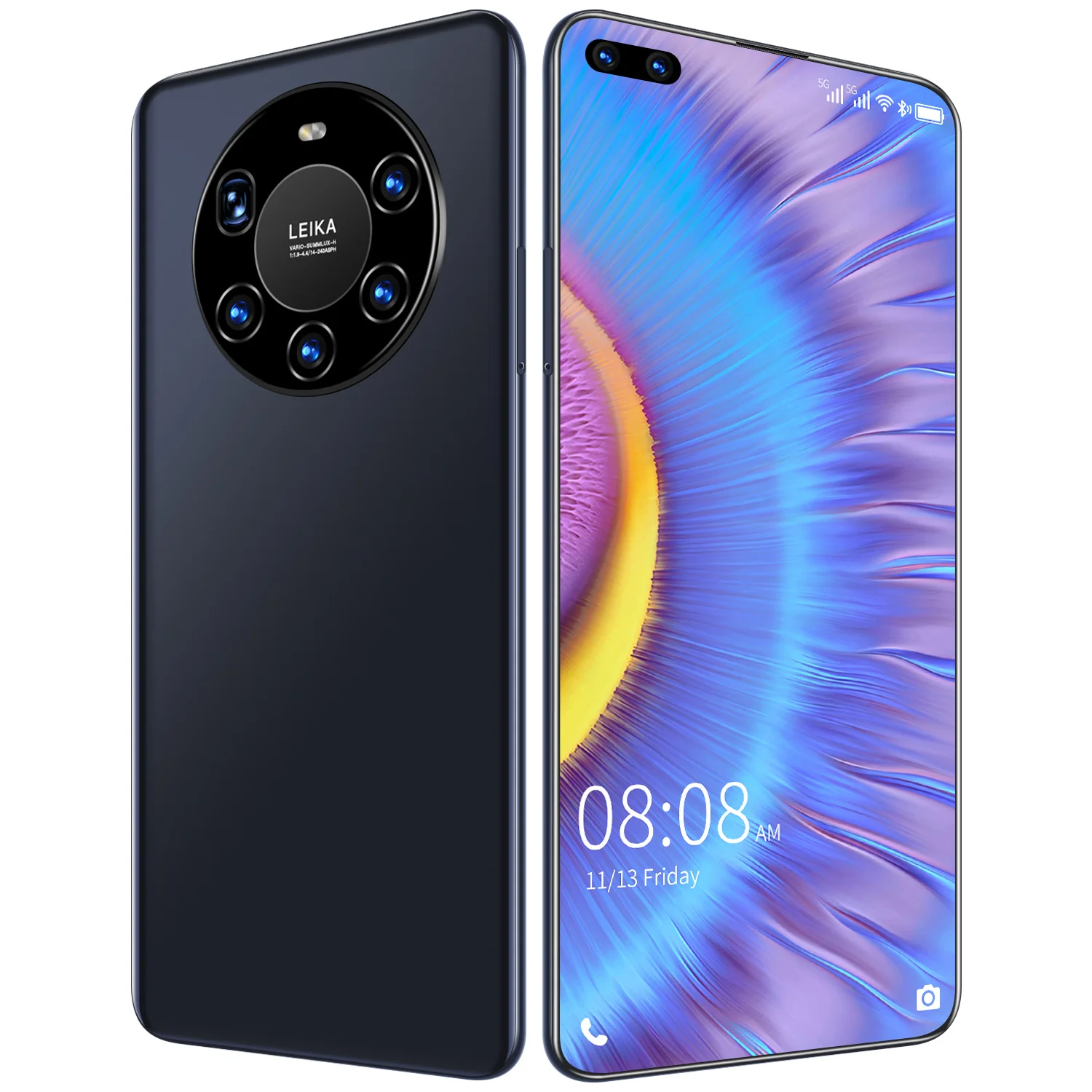 

Mate40pro+ Smartphone with 8+256 GB Large Memory 7.3inch Full Screen Support Face/Fingerprint Unlock 4G Dual SIM Mobile Phone