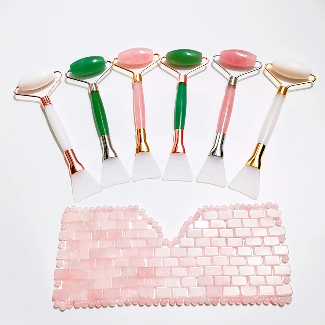 

Rose Quartz Crystal Eye Mask Relieve Wrinkles And Anti-aging Natural Crystal Eye Mask