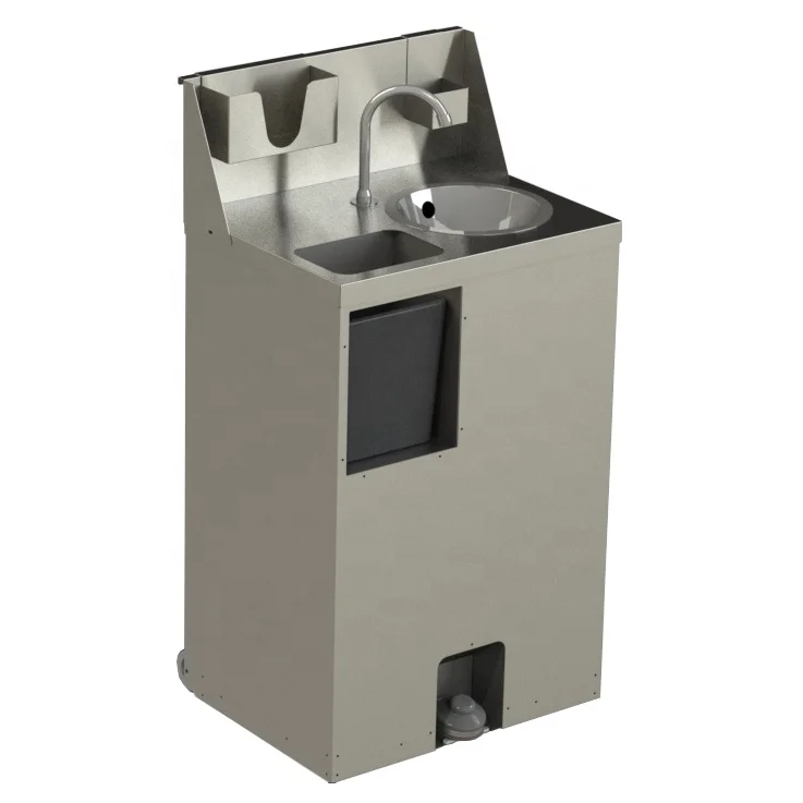 
NSF listed stainless steel 304 round square knee operated kitchen sink wash basin 