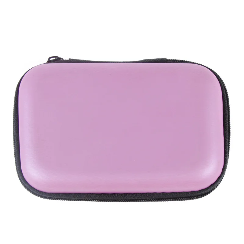 

Charger Headset Storage Bag Data Cable Box Coin Purse U Disk U Shield Digital Shockproof Carrying Case, Purple, black