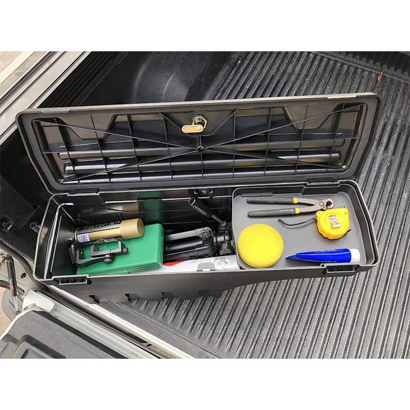 防水皮卡秘密卡车工具箱,带锁和钥匙,用于 ranger 2012
