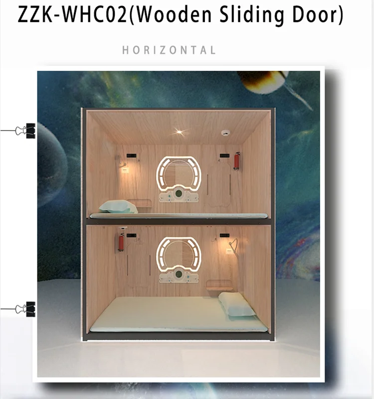 Space Wood Capsule Hotel Soundproof Capsule Bunk Bed Buy Capsule Bunk