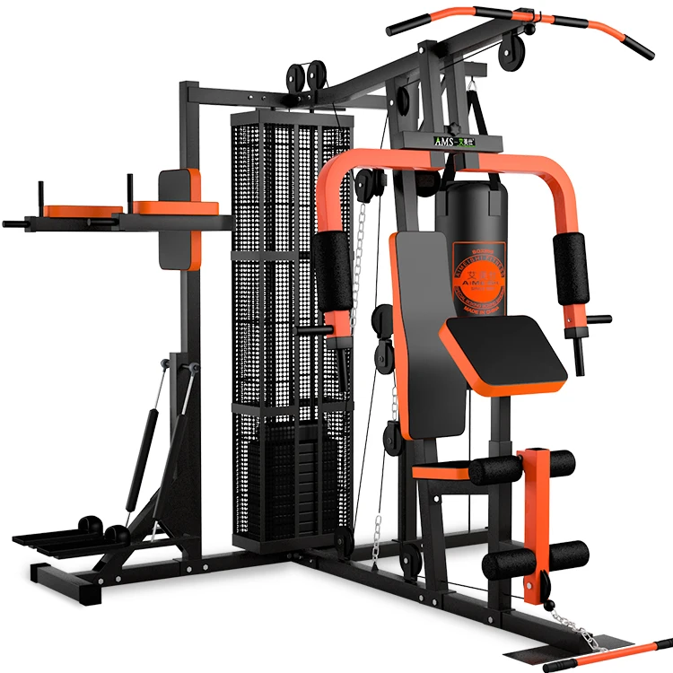 

Whole Body Power Tower Fitness Single Multi Three 3 Station Home Commercial Gym Exercise Machine Multi Station with Bench Gym, Optional