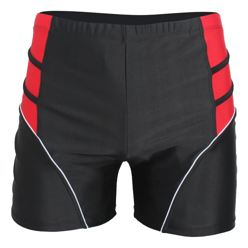 

Mens Running Sports Surffing Shorts Style Swimming Trunks Slim Slid Color Boxer Swimming Trunks Men Adult Swimwear Men, As shown in the figure