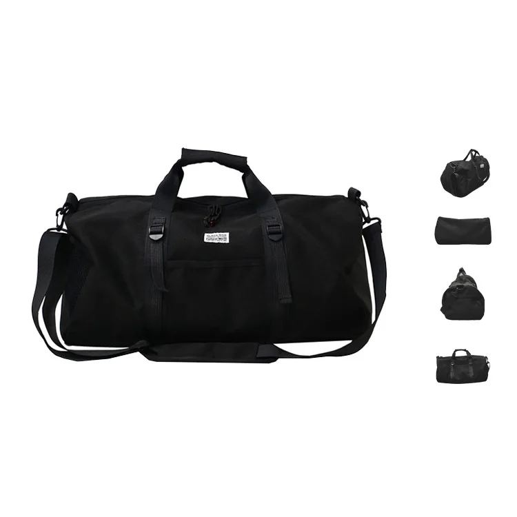 

outdoor storage duffel waterproof travel bag keepall duffel bag oversized duffel bag, Black