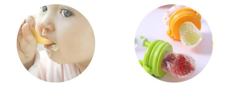 2019 Hot Seller Silicone Fresh Fruit Milk Nibbler Feeding Safe Kids Supplies Nipple Teat Pacifier Bottles
