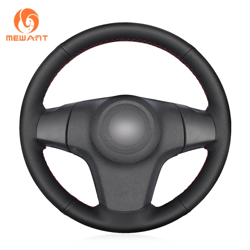 

MEWANT Design Your Car Accessories Hand Stitching Carbon Fiber Steering Wheel Cover For Opel Corsa D For Chevrolet Niva