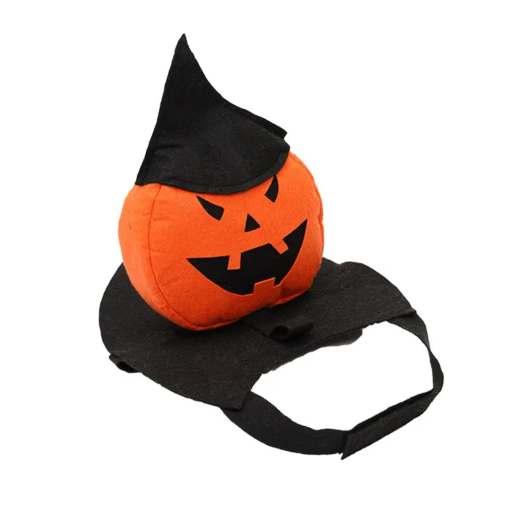 

New Pet Halloween Supplies Wholesale Holiday Pumpkin Costumes Funny Dog Dress, Black