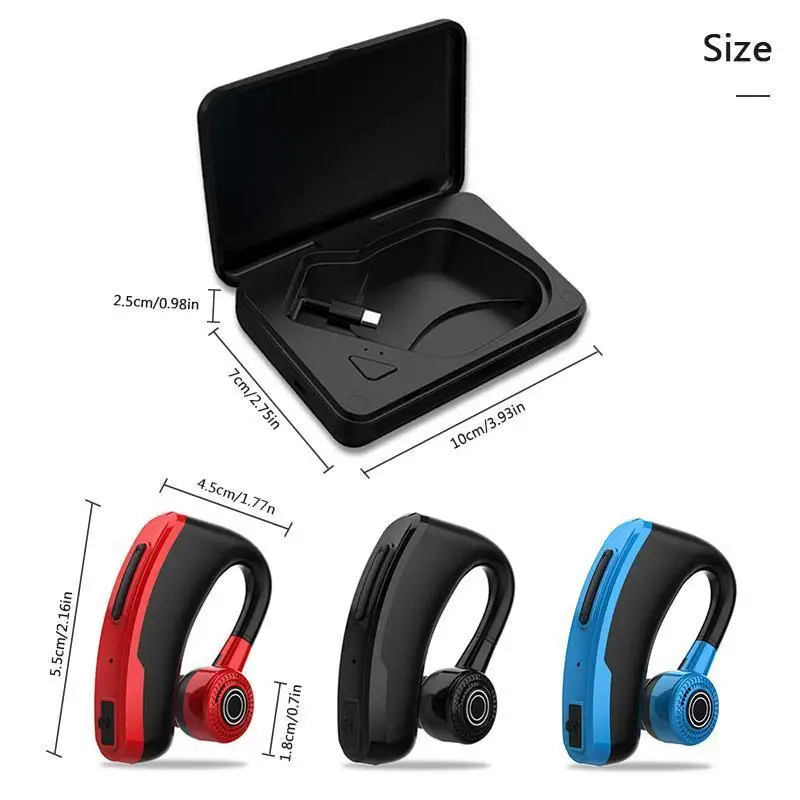 V9 Handsfree Wireless Bluetooth Headphones Earphone Earbuds Headset With Mic Stereo CSR 4.1 Noise Cancelling Voice Control