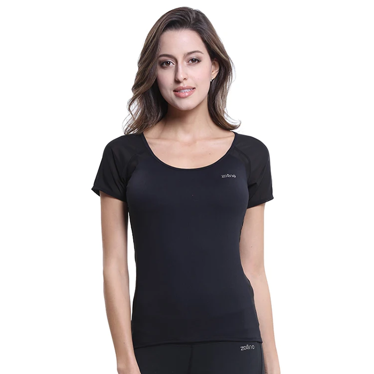 

Lady's Sports Wear Top women sports t-shirt melanin running t shirt