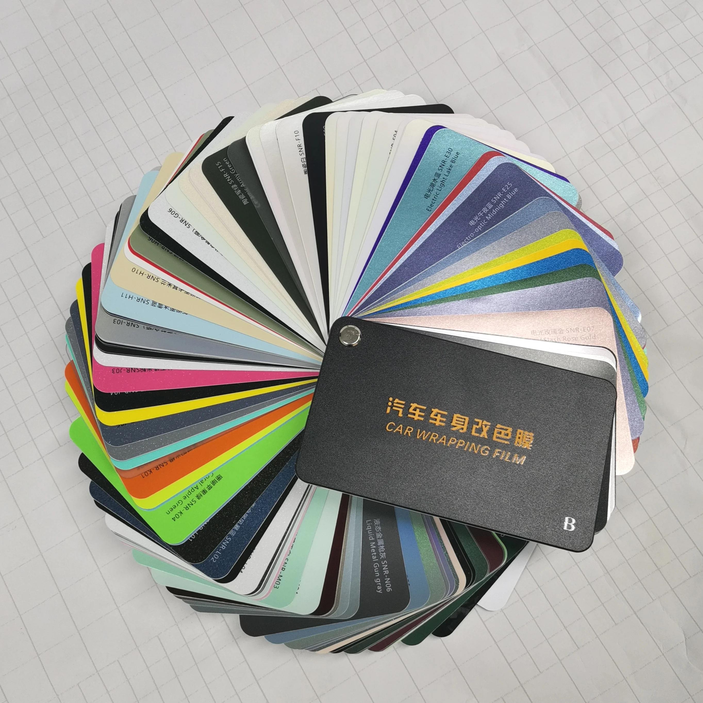 

Premium Car body Warp Car Film Whole Series Color Booklet Sample