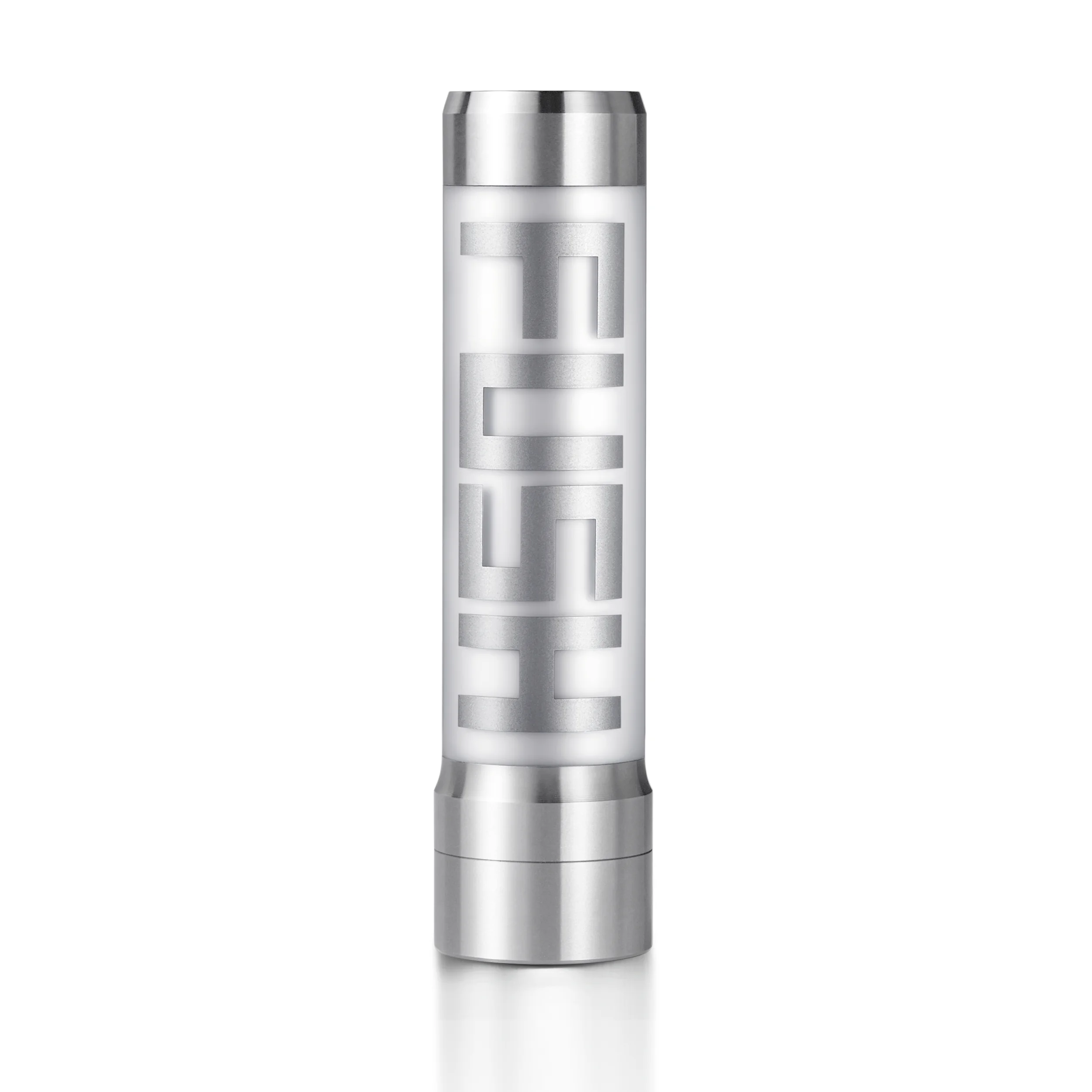 

Factory price Acrohm FUSH e-cigarette vape mod semi mech mod with 5 colors light, Silver