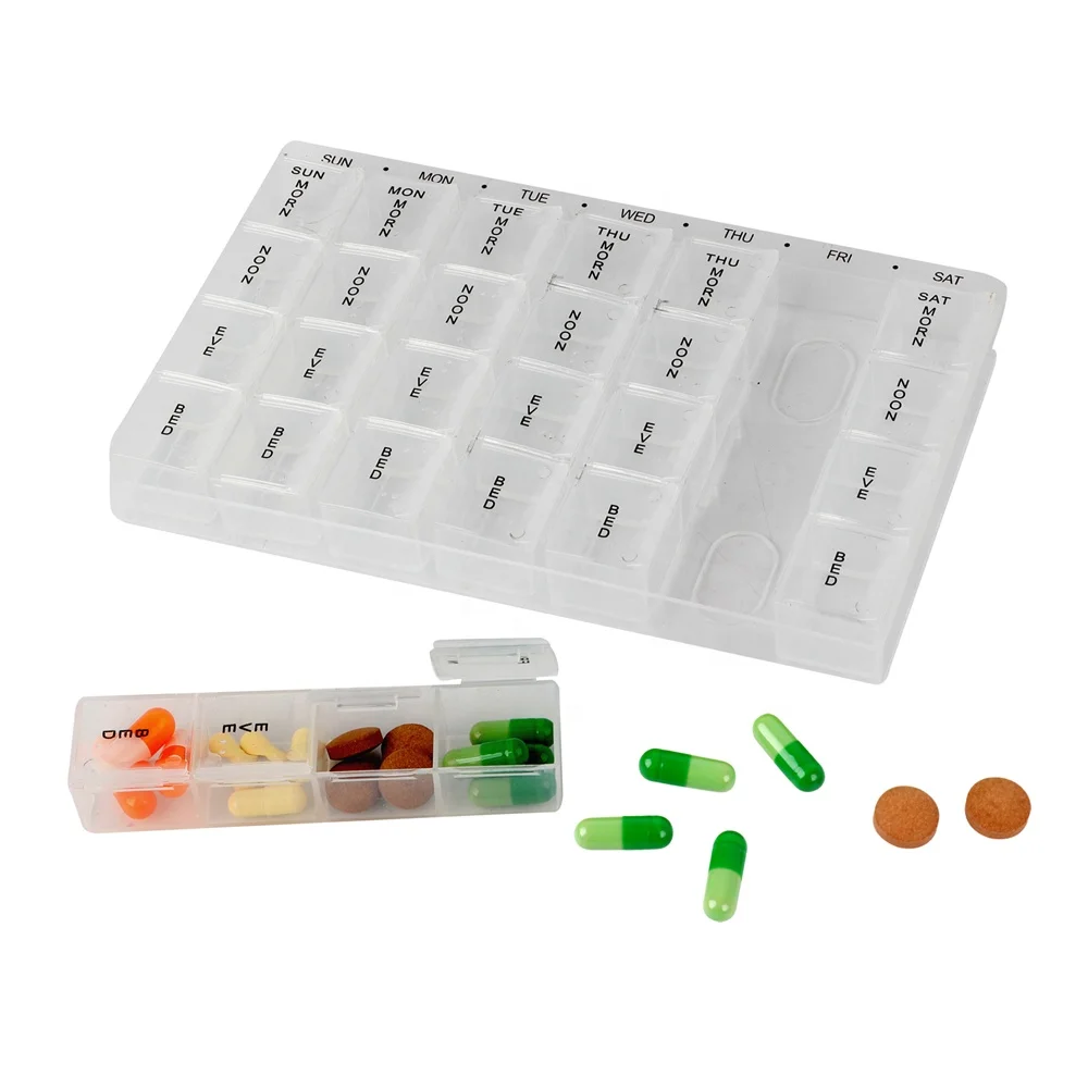 Premium Customized Logo Portable Stash Pill Box 7 Days - Buy Pill Box ...